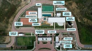 Lote no condomínio reserva de aldeia,720m,nascente,