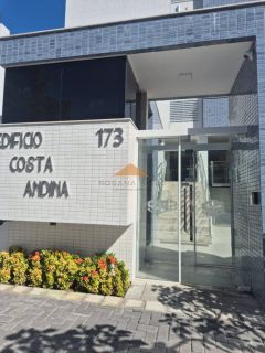 Edf. Costa Andina em Boa Viagem, apartamento seminovo com 65m², 2 quarrtos, 1 suíte, varanda, lazer e bem localizado.