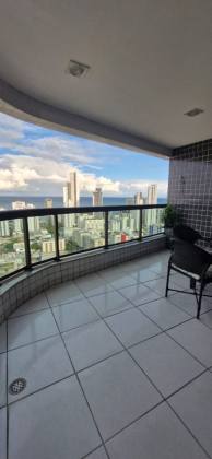 Boa viagem,174m,vista mar, andar alto,4 quartos,3 suítes,3 vagas,lazer.