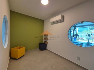 Edf. Domus Augusto Lins e Silva, 29m², piso em porcelanato, lazer completo e a 5 minutos a pé da praia