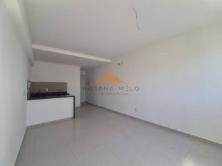 Edf. Domus Augusto Lins e Silva, 29m², piso em porcelanato, lazer completo e a 5 minutos a pé da praia