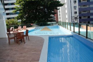 Boa Viagem, vista mar,128m,4 quartos,2 vagas,lazer padrão Pernambuco construtora