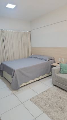 Edifício Costa do Rio, 27m², mobiliado, lazer, nascente, ventilado.