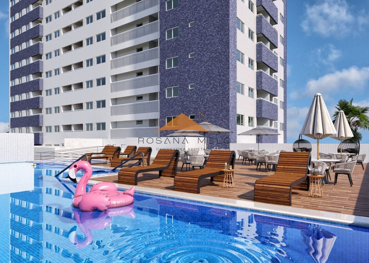 Edf. Costa Báltica, 69m², 3 quartos, 1 suíte, varanda, área de serviço e lazer completo