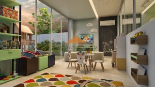 Edf. Costa Báltica, 69m², 3 quartos, 1 suíte, varanda, área de serviço e lazer completo