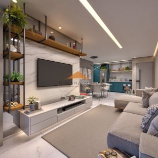 Edf. Costa Báltica, 69m², 3 quartos, 1 suíte, varanda, área de serviço e lazer completo