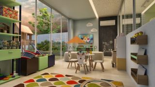 Edf. Costa Báltica, 50 + 50m² de varanda , 2 quartos, 1 suíte, varanda, área de serviço e lazer completo