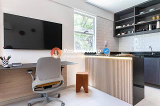 EDIFICIO DOMUS AUGUSTO LINS E SILVA, 26m², FLAT PORTEIRA FECHADA, LAZER COMPLETO, BOA VIAGEM SETUBAL