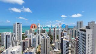 Edifício Luiz Queiros - Apto com 3 qtos em Boa Viagem e 2 vagas