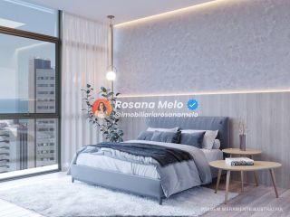 Apartamento com 1 quarto, 1 suíte, 30.75 a 62.50m², 1 vaga de garagem e lazer completo em Boa Viagem