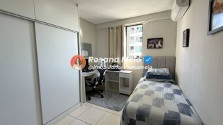 Edf. Vancouver - 2 quartos sendo 1 suíte, 57m², 2 vagas de garagem coberta com lazer completo, Piedade