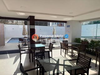 Edf. Vancouver - 2 quartos sendo 1 suíte, 57m², 2 vagas de garagem coberta com lazer completo, Piedade