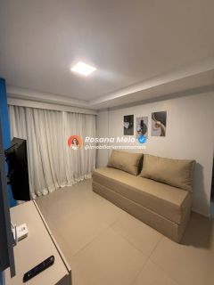 Apartamento Mobiliado 2 quartos (1 suite) Edf. Maria Renda andar alto