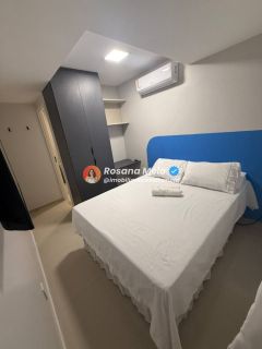 Apartamento Mobiliado 2 quartos (1 suite) Edf. Maria Renda andar alto