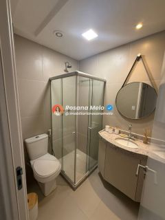Apartamento Mobiliado 2 quartos (1 suite) Edf. Maria Renda andar alto