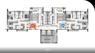 EDF. PIAZZA, APARTAMENTO NOVO, 105M², 3 QUARTOS (2 SUÍTES), LAZER COMPLETO, PARNAMIRIM