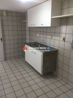 Edf. Bambú, apartamento andar alto, 70m², Sala ampla, 2 Quartos (1 suíte), dependência completa, Boa Viagem.