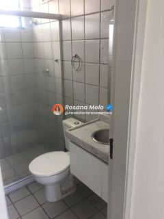 Edf. Bambú, apartamento andar alto, 70m², Sala ampla, 2 Quartos (1 suíte), dependência completa, Boa Viagem.