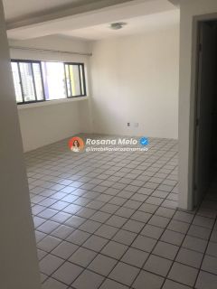 Edf. Bambú, apartamento andar alto, 70m², Sala ampla, 2 Quartos (1 suíte), dependência completa, Boa Viagem.