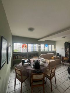 Edf. Bambú, apartamento andar alto, 70m², Sala ampla, 2 Quartos (1 suíte), dependência completa, Boa Viagem.