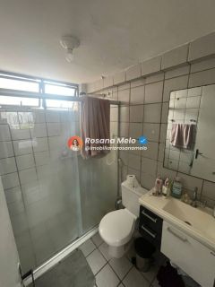 Edf. Bambú, apartamento andar alto, 70m², Sala ampla, 2 Quartos (1 suíte), dependência completa, Boa Viagem.