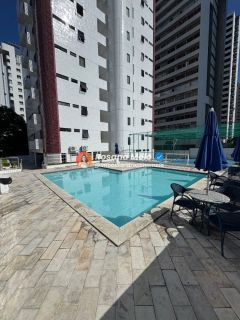 Edf. Pegásus,135m², 3 Suítes, Andar Alto, Nascente, Vista Mar, Lazer Completo, Boa Viagem