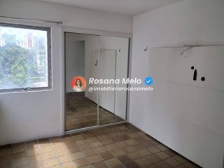 Edf. Renata, 116m², varanda, 3 quartos (1 suíte) com armários, Boa Viagem.