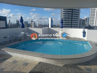 Edf. Maria Yolanda, 67m², 2 quartos, vista mar, lazer completo, Pina