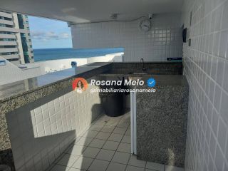 Edf. Maria Yolanda, 67m², 2 quartos, vista mar, lazer completo, Pina