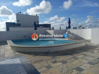 Edf. Maria Yolanda, 67m², 2 quartos, vista mar, lazer completo, Pina