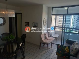 Edf. Maria Yolanda, 67m², 2 quartos, vista mar, lazer completo, Pina