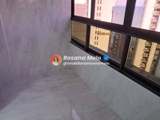 Edf. Dona Cecy, 140m², varanda, 3 quartos (2 suítes), 2 vagas, lazer completo, Boa Viagem.