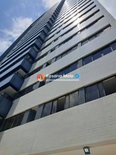 Edf. Dona Cecy, 140m², varanda, 3 quartos (2 suítes), 2 vagas, lazer completo, Boa Viagem.
