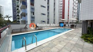 Edf. Costa do Sol, 142m², varanda, 4 quartos (2 suítes), 2 vagas, Boa Viagem