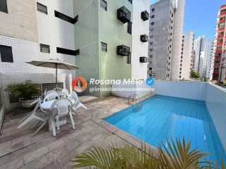 Edf. Dulce Rodrigues, vista mar, nascente, andar alto, 3 quartos (1suíte), 3 vagas soltas e cobertas, Boa Viagem