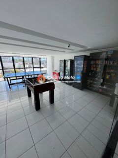 Edf. Villa Jardim, vista mar, nascente, andar alto, 3 quartos (1 suíte), lazer completo, Pina