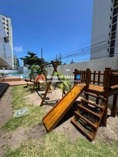 Edf. Villa Jardim, vista mar, nascente, andar alto, 3 quartos (1 suíte), lazer completo, Pina