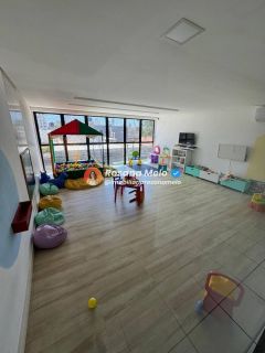 Edf. Villa Jardim, vista mar, nascente, andar alto, 3 quartos (1 suíte), lazer completo, Pina