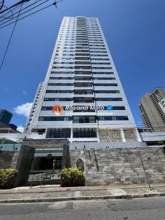 Edf. Villa Jardim, vista mar, nascente, andar alto, 3 quartos (1 suíte), lazer completo, Pina