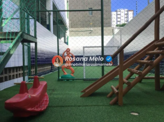 Edf. Rio Sena, andar alto, duas quadras da praia, 158m², varanda, 4 quartos (3 suítes), 3 vagas, lazer completo, Boa Viagem