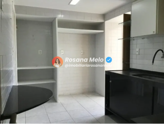 Edf. Rio Sena, andar alto, duas quadras da praia, 158m², varanda, 4 quartos (3 suítes), 3 vagas, lazer completo, Boa Viagem