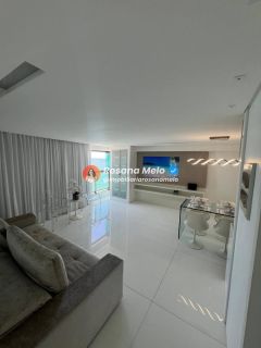 Edf. Parque do Mar Residence, vista mar, andar alto, mobiliado, 60m², 1 quarto suíte, lazer, Boa Viagem