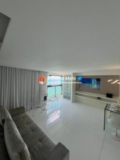 Edf. Parque do Mar Residence, vista mar, andar alto, mobiliado, 60m², 1 quarto suíte, lazer, Boa Viagem