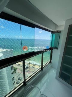 Edf. Parque do Mar Residence, vista mar, andar alto, mobiliado, 60m², 1 quarto suíte, lazer, Boa Viagem