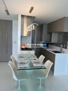 Edf. Parque do Mar Residence, vista mar, andar alto, mobiliado, 60m², 1 quarto suíte, lazer, Boa Viagem