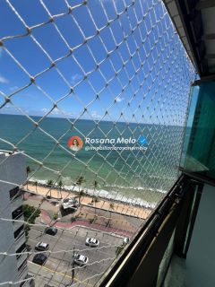 Edf. Parque do Mar Residence, vista mar, andar alto, mobiliado, 60m², 1 quarto suíte, lazer, Boa Viagem