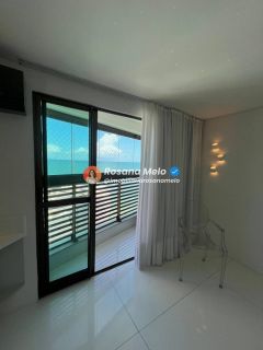 Edf. Parque do Mar Residence, vista mar, andar alto, mobiliado, 60m², 1 quarto suíte, lazer, Boa Viagem