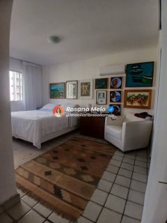 Edf. Rui Barbosa, 230m², andar alto, varanda, 4 quartos (2 suítes), 2 vagas cobertas, lazer completo, Boa Viagem