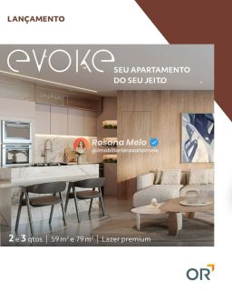 Edifício Evoke,  com 2 e 3 quartos , com metragens exclusivas e o primeiro com Rooftop, para venda , na Reserva do Paiva.