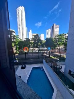 Edf. Castellamare, 100m², varanda, 3 quartos (1 suíte), lazer em Boa Viagem